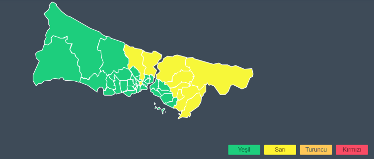 İstanbul'a sağanak uyarısı